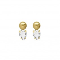 Σκουλαρίκια Victoria Cruz από Ασήμι 925 με Swarovski Πέτρες