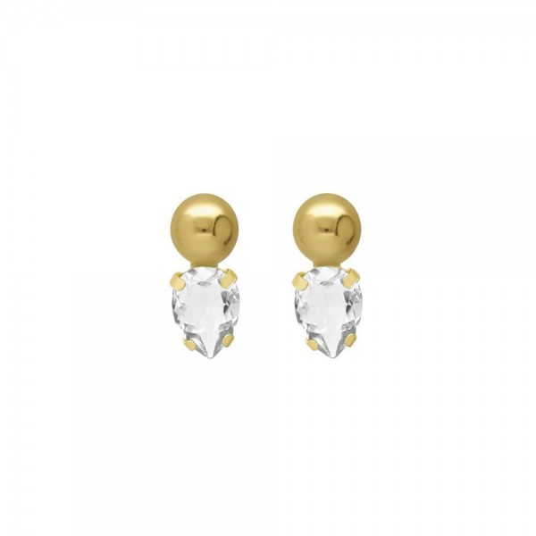 Victoria Cruz Earrings in Silver 925 with Swarovski