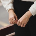 Victoria Cruz Δαχτυλίδι από ασήμι με Swarovski πέτρες