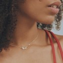 Victoria Cruz necklace in 925 silver with Swarovski