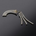 Earings in goldplated silver 925 with Zircon