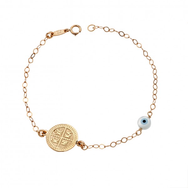 Children's bracelet in 9 carat gold 