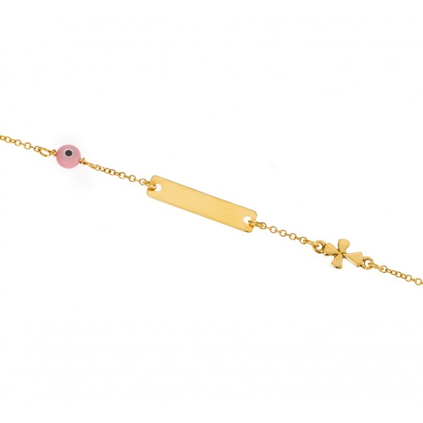 Children's bracelet in 14 carat gold 