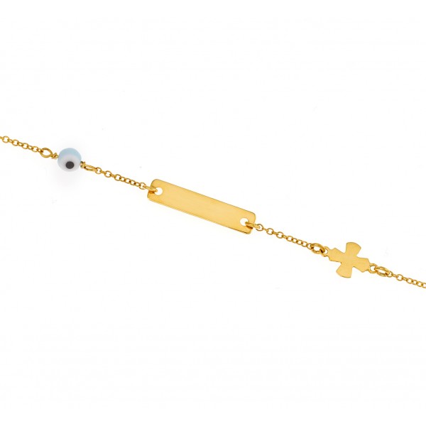 Children's bracelet in 14 carat gold 