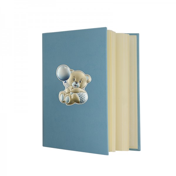 Kid's Photoalbum with a Teddy Bear Holding a Balloon 15x20
