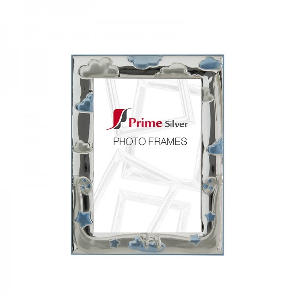 Cloud Picture Frame made of Silver 13x18