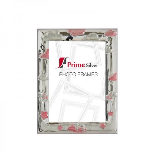 Cloud Picture Frame made of Silver 13x18